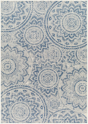 Livabliss Ravello Flatweave Polypropylene Area Rug Cottage Pattern for Entryways and High Traffic Rooms Ivory, Light Be 2' x 2'11" RVL2312-23