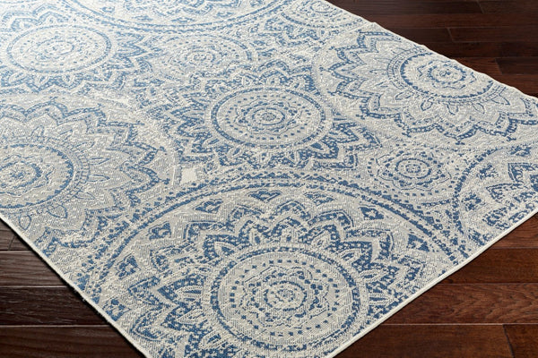 Livabliss Ravello Flatweave Polypropylene Area Rug Cottage Pattern for Entryways and High Traffic Rooms Ivory, Light Be 2' x 2'11" RVL2312-23