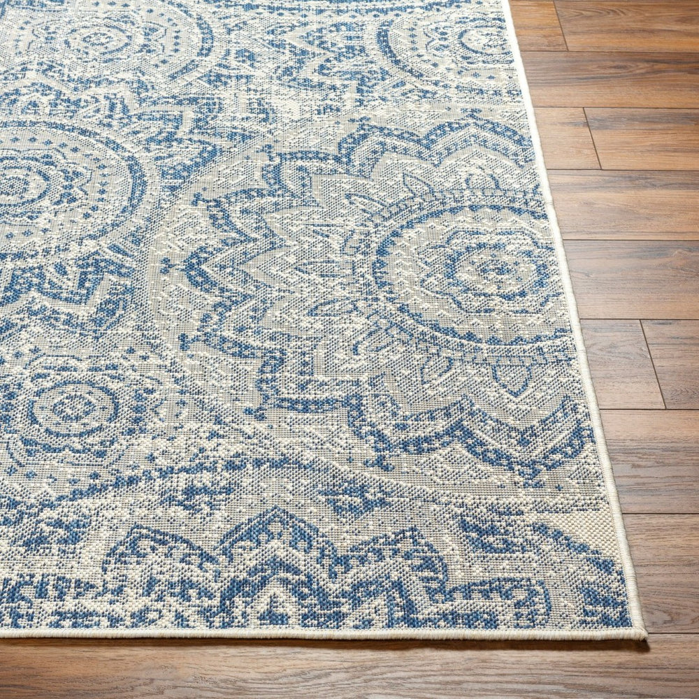 Livabliss Ravello Flatweave Polypropylene Area Rug Cottage Pattern for Entryways and High Traffic Rooms Ivory, Light Be 2' x 2'11" RVL2312-23