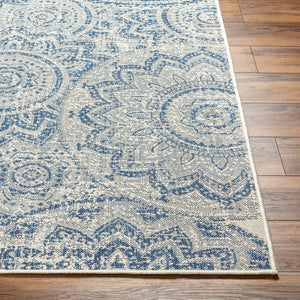 Livabliss Ravello Flatweave Polypropylene Area Rug Cottage Pattern for Entryways and High Traffic Rooms Ivory, Light Be 2' x 2'11" RVL2312-23
