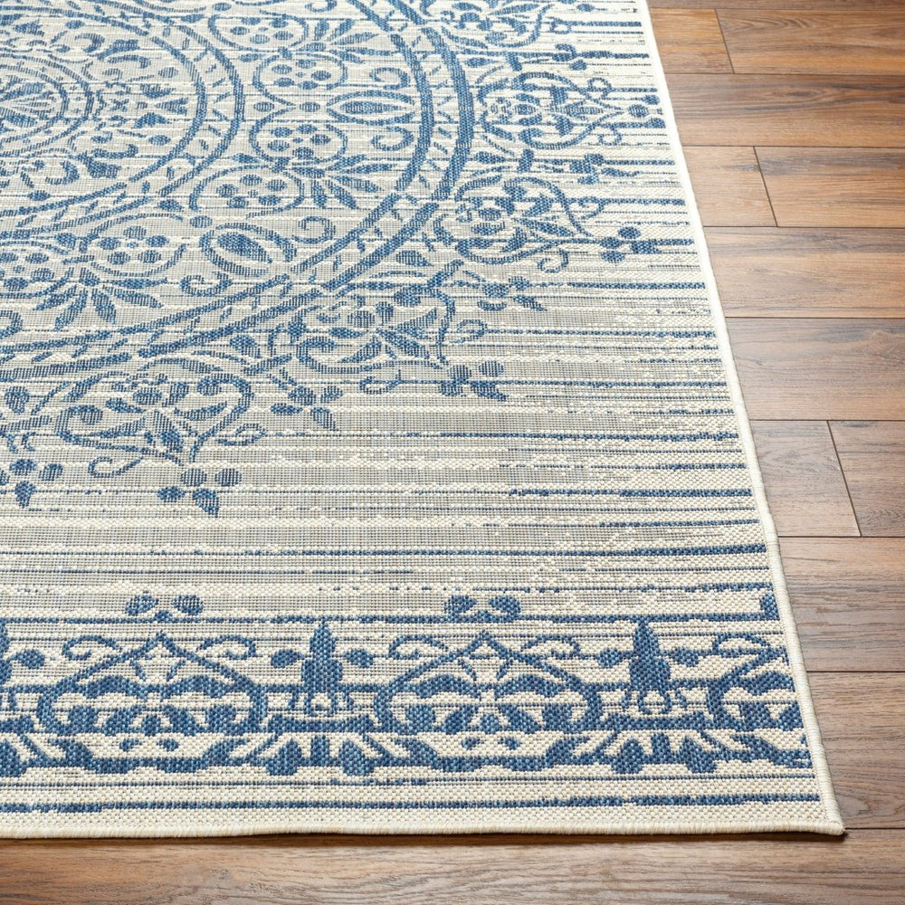 Livabliss Ravello Medallion Polypropylene Indoor Outdoor Rug for High Traffic Living Spaces RVL2330-537