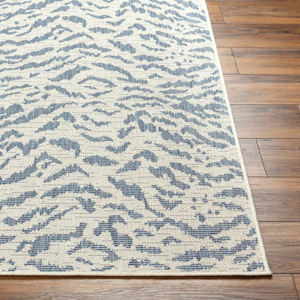 Livabliss Ravello Flatweave Polypropylene Area Rug Geometric Modern Indoor Outdoor Living Ivory, Light Be 5'3" x 7' RVL2351-537