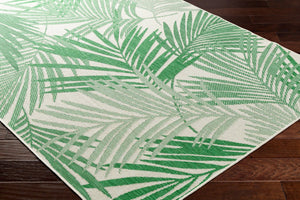 Livabliss Ravello Tropical Coastal Flatweave Polypropylene Rug Uv Resistant Outdoor Safe RVL2359-537