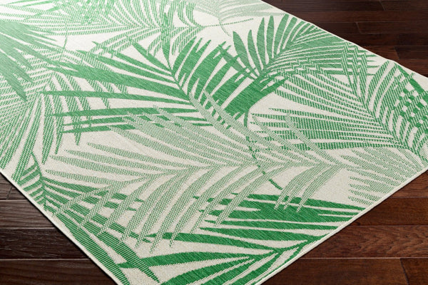 Livabliss Ravello Tropical Coastal Flatweave Polypropylene Rug Uv Resistant Outdoor Safe RVL2359-537