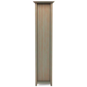 English Elm Amherst 30" Solid Wood 5-Shelf Bookcase In Hand-Distressed Grey For Timeless Home Storage Solutions B136P158318