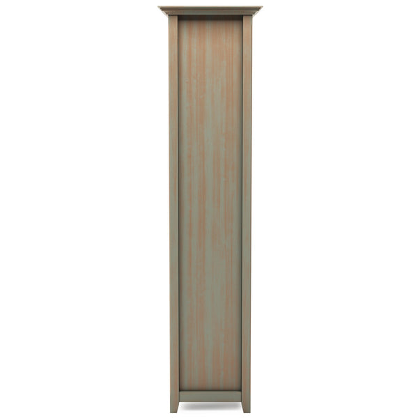 English Elm Amherst 30" Solid Wood 5-Shelf Bookcase In Hand-Distressed Grey For Timeless Home Storage Solutions B136P158318