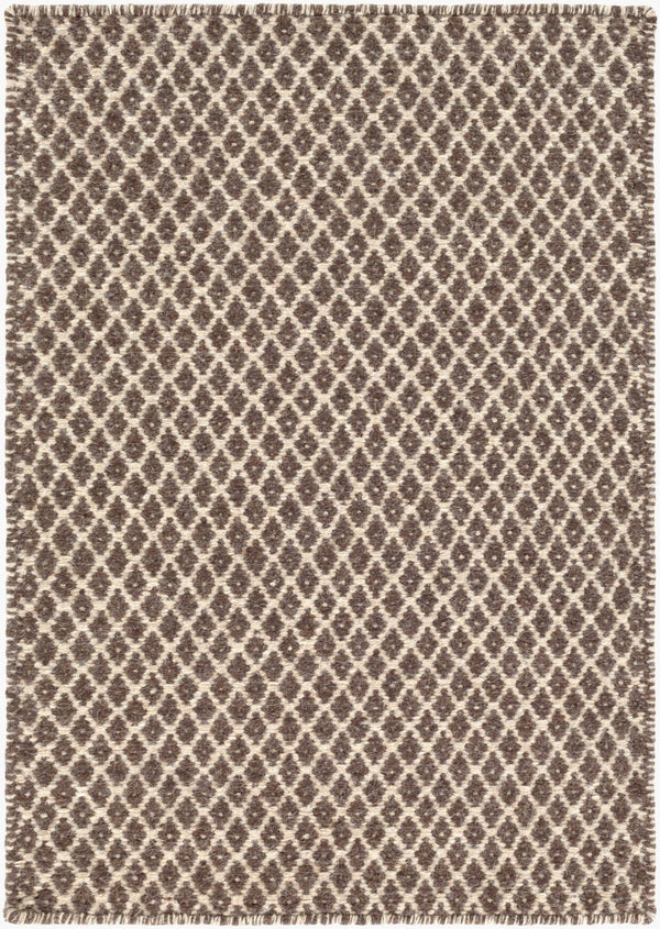 Surya Ravena 2' X 3' Handmade Wool Rug - Rustic Charm For Cozy Spaces, Durable, Spot Clean, Warranty Included Dark Brown Wool Rvn3002-23