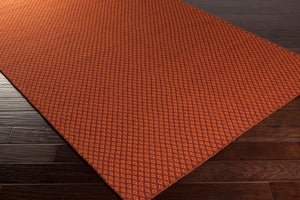 Surya Ravena 2' X 3' Handmade Wool Rug - Rustic Charm For Cozy Spaces, Durable, Spot Clean, Warranty Included Rust Wool Rvn3118-268