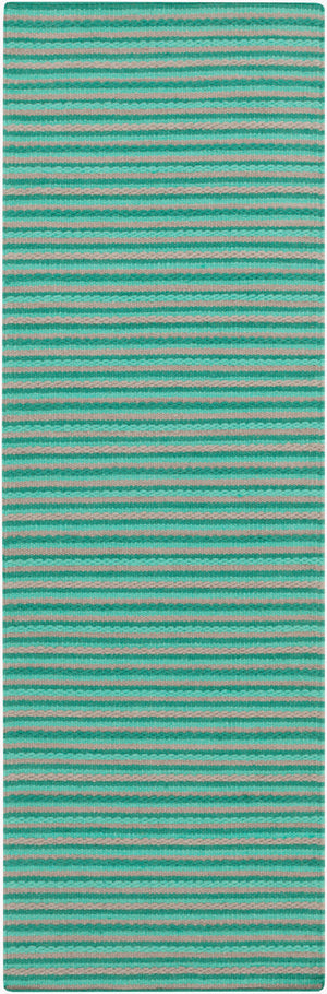 Surya Ravena 2' X 3' Handmade Wool Rug - Rustic Charm For Cozy Spaces, Durable, Spot Clean, Warranty Included Seafoam Wool Rvn3132-268