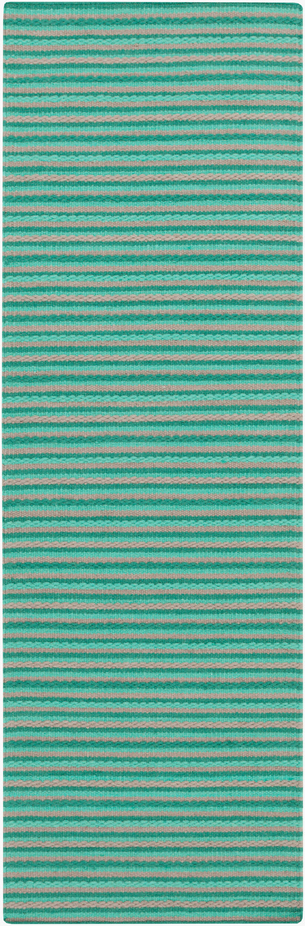 Surya Ravena 2' X 3' Handmade Wool Rug - Rustic Charm For Cozy Spaces, Durable, Spot Clean, Warranty Included Seafoam Wool Rvn3132-268