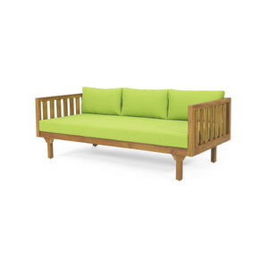 English Elm Christopher Knight Home® - Claremont 3 Seater Daybed – Stylish Acacia Wood Design With Water-Resistant Cushions For Comfort 66327.00GRN
