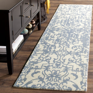 Safavieh Restoration Vintage 101 Hanf Tufted  Rug Ivory / Blue RVT101A-2