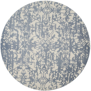 Safavieh Restoration Vintage 101 Hanf Tufted  Rug Ivory / Blue RVT101A-2