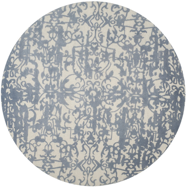 Safavieh Restoration Vintage 101 Hanf Tufted  Rug Ivory / Blue RVT101A-2