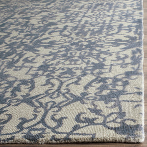 Safavieh Restoration Vintage 101 Hanf Tufted  Rug Ivory / Blue RVT101A-2