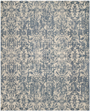 Safavieh Restoration Vintage 101 Hanf Tufted  Rug Ivory / Blue RVT101A-2