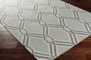 Surya Rivington 2' X 3' Handmade Wool Rug - Durable Modern Decor With Natural Charm, Spot Clean Only Slate Wool Rvt5006-810
