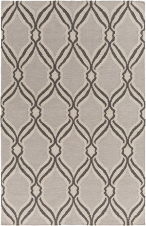 Surya Rivington 2' X 3' Handmade Wool Rug - Durable Modern Decor With Natural Charm, Spot Clean Only Charcoal Wool Rvt5007-46