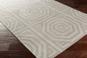 Surya Rivington 2' X 3' Handmade Wool Rug - Durable Modern Decor With Natural Charm, Spot Clean Only Gray Wool Rvt5009-23
