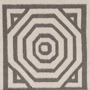 Surya Rivington 2' X 3' Handmade Wool Rug - Durable Modern Decor With Natural Charm, Spot Clean Only Charcoal Wool Rvt5010-810