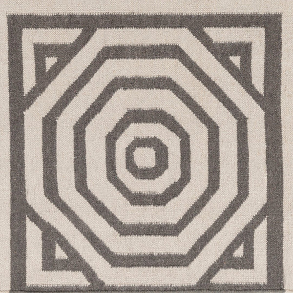 Surya Rivington 2' X 3' Handmade Wool Rug - Durable Modern Decor With Natural Charm, Spot Clean Only Charcoal Wool Rvt5010-810