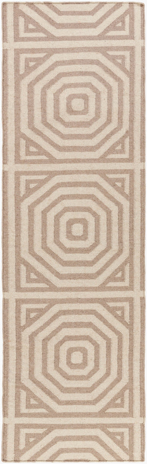 Surya Rivington 2' X 3' Handmade Wool Rug - Durable Modern Decor With Natural Charm, Spot Clean Only Taupe Wool Rvt5011-268