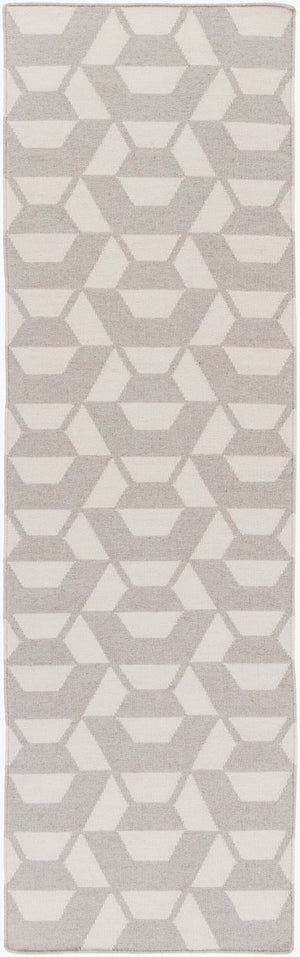 Surya Rivington 2' X 3' Handmade Wool Rug - Durable Modern Decor With Natural Charm, Spot Clean Only Medium Gray Wool Rvt5013-268