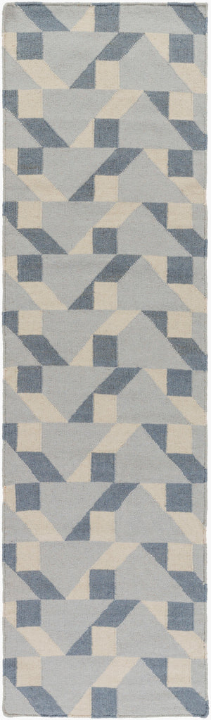 Surya Rivington 2' X 3' Handmade Wool Rug - Durable Modern Decor With Natural Charm, Spot Clean Only Slate Wool Rvt5015-268