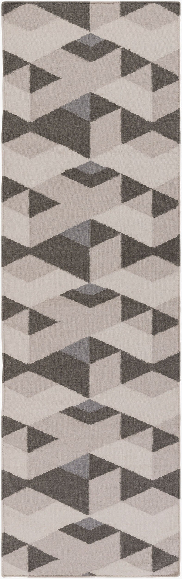 Surya Rivington 2' X 3' Handmade Wool Rug - Durable Modern Decor With Natural Charm, Spot Clean Only Charcoal Wool Rvt5017-268
