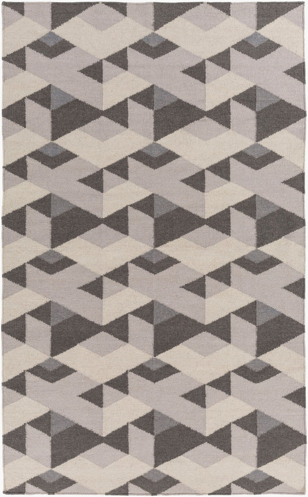Surya Rivington Handmade Wool Flatweave Rug Contemporary Entryway Accent for Modern Interiors RVT5017-23