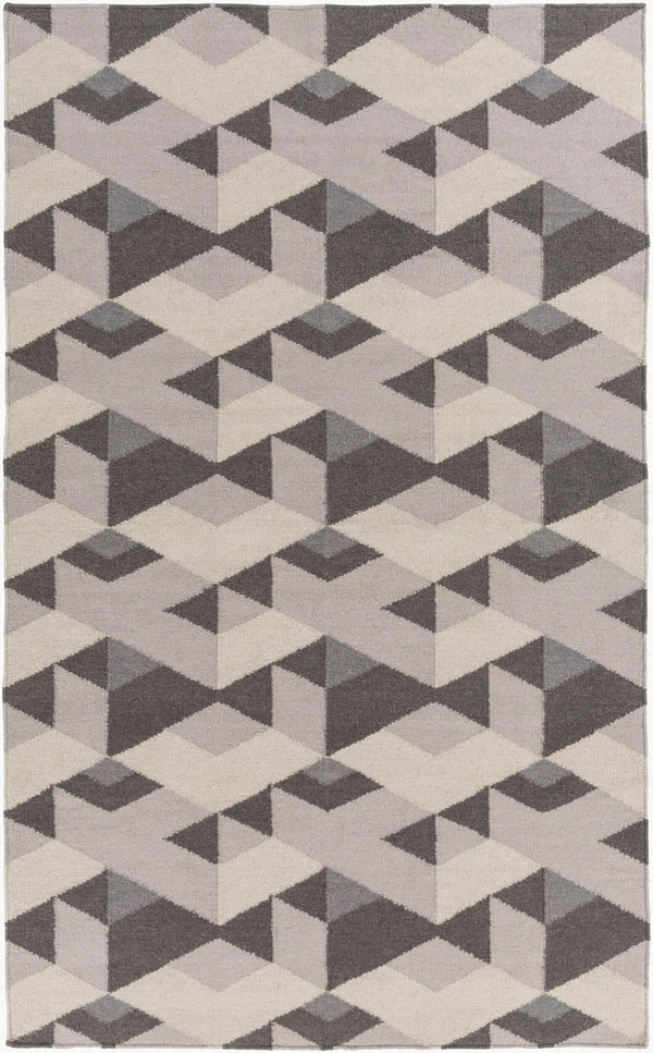 Surya Rivington Handmade Wool Flatweave Rug Contemporary Entryway Accent for Modern Interiors RVT5017-23