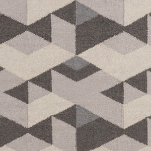 Surya Rivington Handmade Wool Flatweave Rug Contemporary Entryway Accent for Modern Interiors RVT5017-23