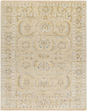 Surya Revival Handmade 10' X 14' Wool Rug With Elegant Fringe - Timeless Charm For Your Home Decor Beige Wool Rvv2300-69