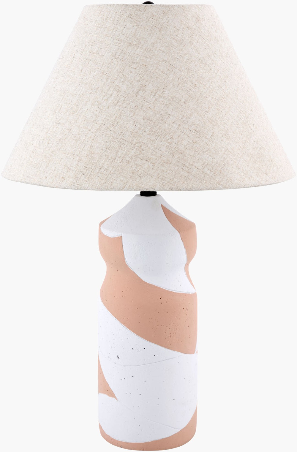 Livabliss Rovyn Mid-century Modern Table Lamp with Linen Shade for Living Room or Bedroom RVYN-001