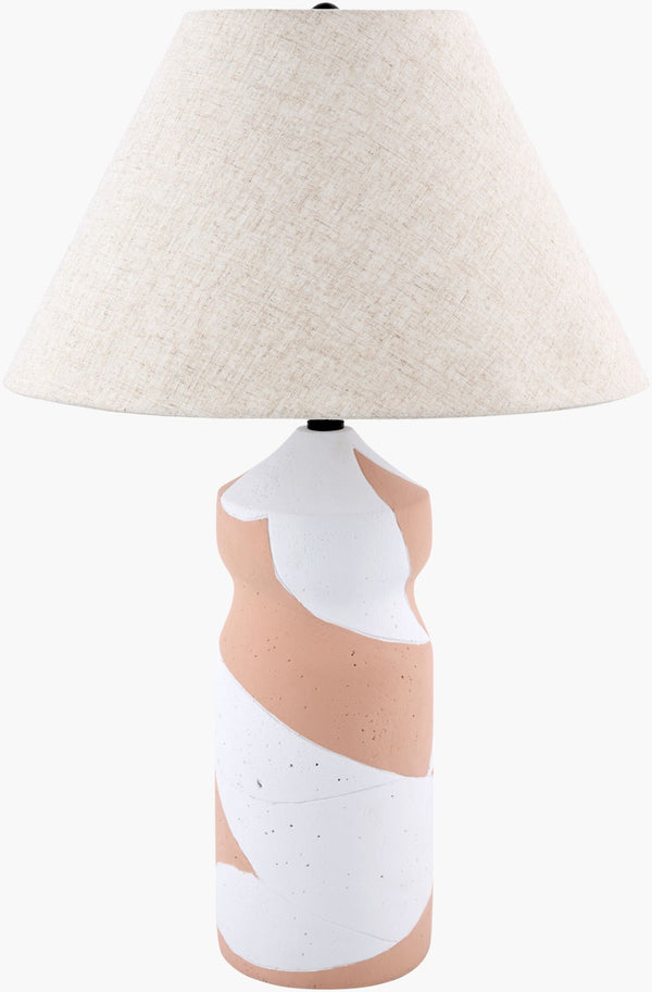 Livabliss Rovyn Mid-century Modern Table Lamp with Linen Shade for Living Room or Bedroom RVYN-001