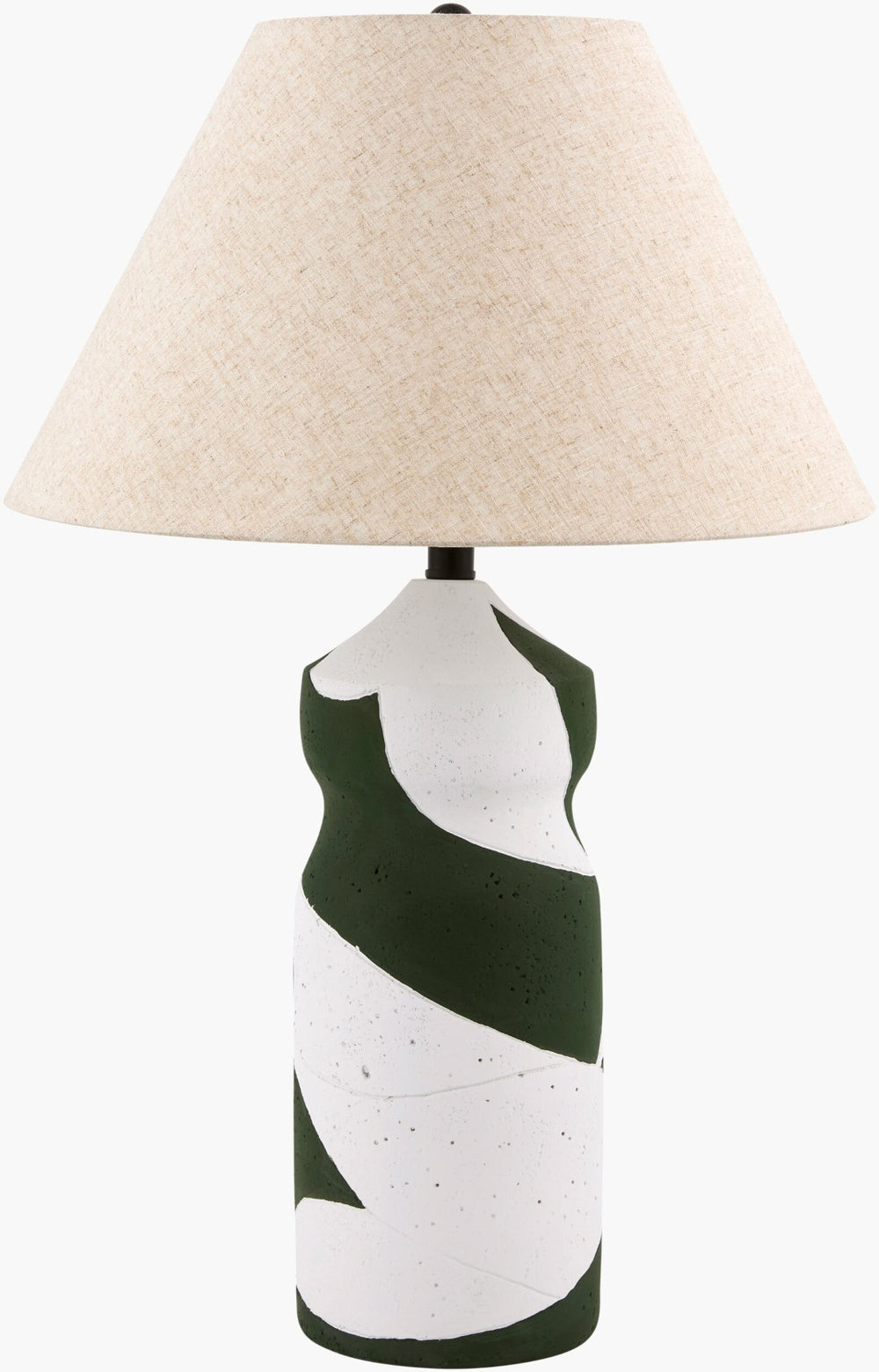Livabliss Rovyn Mid-century Modern Table Lamp with Linen Shade for Bedroom or Living Room RVYN-002