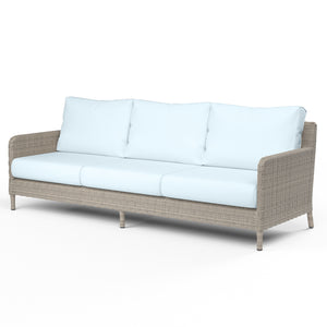 Manhattan Sofa in Canvas Skyline w/ Self Welt SW3301-23-14091 Sunset West