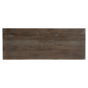 Bernhardt Bernhardt Distressed Pine Drawer Chest With Gray Mist Steel Accents, Push-To-Open Drawers, 50"W X 19"D X 32"H 303115B