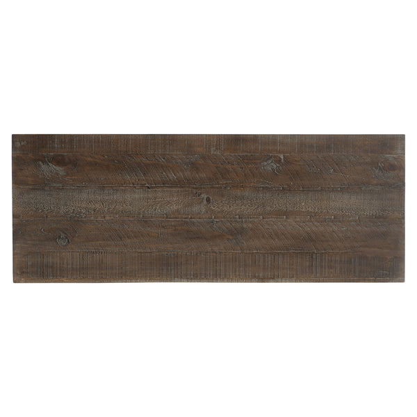 Bernhardt Bernhardt Distressed Pine Drawer Chest With Gray Mist Steel Accents, Push-To-Open Drawers, 50"W X 19"D X 32"H 303115B