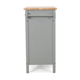 Christopher Knight Home® - Noble House - Byway Contemporary Kitchen Cart with Wheels