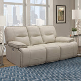 Parker House Parker Living Spartacus - Oyster Power Reclining Sofa Oyster 70% Polyester, 30% PU (W) MSPA#832PH-OYS