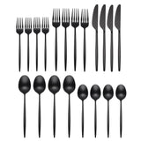 Lenox Cambridge Gaze Black Satin 20-Piece Flatware Set NO COLOR METAL 505120CKW12R