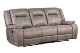 Parker House Parker Living Blake - Desert Taupe Manual Reclining Sofa Loveseat and Recliner Desert Taupe 100% Polyester (W) MBLA-321-DTAU