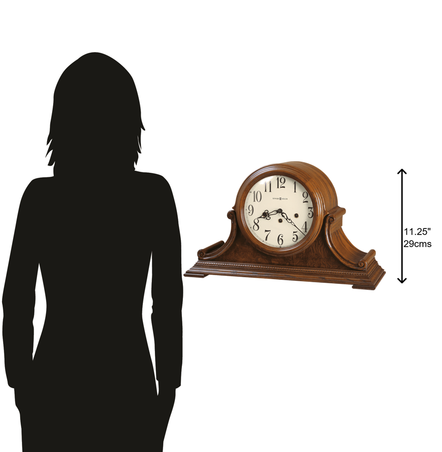 Hekman Furniture 630222 Hadley Mantel Clock - Elegant Oak Finish With Westminster Chime & Durable Design For Home Decor Yorkshire Oak Hadley Mantel Clock 630222