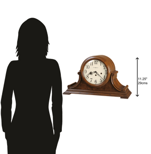 Hekman Furniture 630222 Hadley Mantel Clock - Elegant Oak Finish With Westminster Chime & Durable Design For Home Decor Yorkshire Oak Hadley Mantel Clock 630222