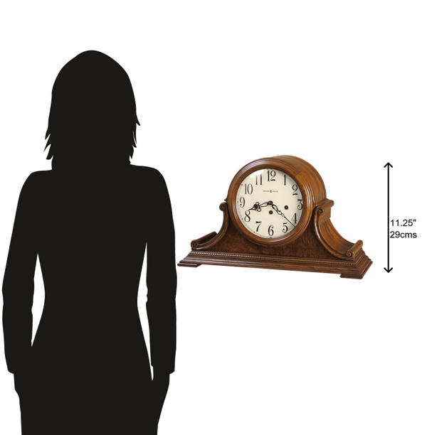 Hekman Furniture 630222 Hadley Mantel Clock - Elegant Oak Finish With Westminster Chime & Durable Design For Home Decor Yorkshire Oak Hadley Mantel Clock 630222