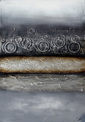 Surya Wall Decor Rwl-3012 - Stunning 60"H X 30"W Framed Art To Elevate Your Modern Home Decor Main, Gray Canvas Rwl3012-3060