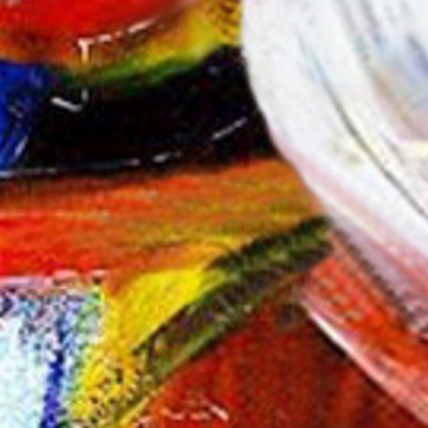 Surya Wall Decor Rwl-3012 - Stunning 60"H X 30"W Framed Art To Elevate Your Modern Home Decor Main, Red Canvas Rwl3022-4040