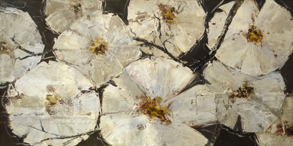 Surya Caspian Framed Art - Modern 36"H X 48"W Decor For A Stylish Revitalization Of Your Space Main, Cream Canvas Rwl3057-3060