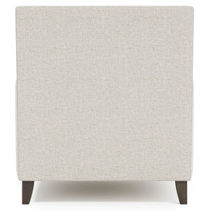 Bernhardt Bernhardt Addison Fabric Chair With Tailored Track Arms, Spring-Down Cushions & Tapered Wood Legs - Made to Order B1482B